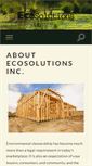 Mobile Screenshot of ecosolutionsinc.net